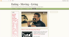 Desktop Screenshot of eatingmovingliving.com