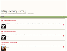 Tablet Screenshot of eatingmovingliving.com